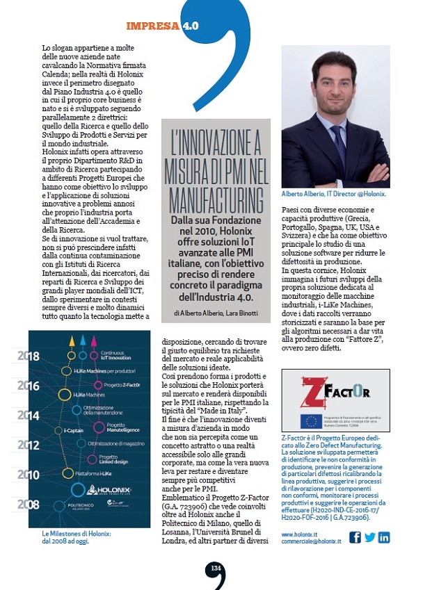 L’INNOVAZIONE A MISURA DI PMI NEL MANUFACTURING 