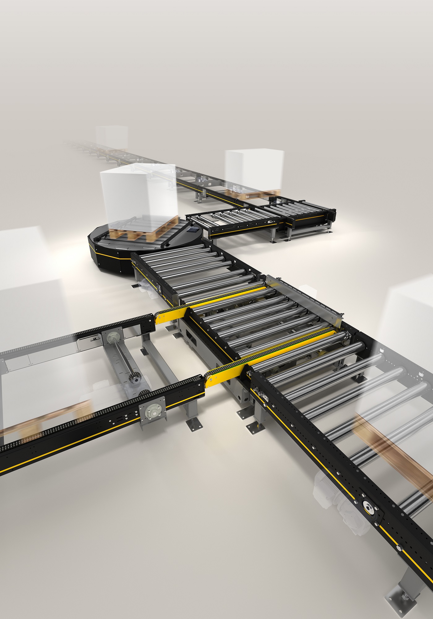 Logistica – Interroll presenta una piattaforma modulare per il trasporto motorizzato di pallet Logistica – Interroll presenta una piattaforma modulare per il trasporto motorizzato di pallet
