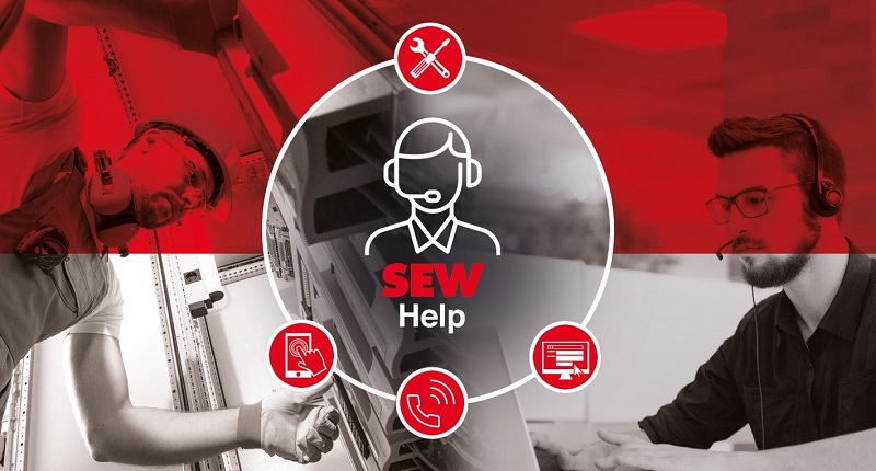 SEW-EURODRIVE assiste e supporta i clienti in maniera efficiente e rapida, anche da remoto SEW-EURODRIVE assiste e supporta i clienti in maniera efficiente e rapida, anche da remoto