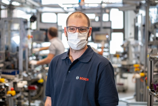 Bosch avvia linee di produzione completamente automatizzate per mascherine protettive Bosch avvia linee di produzione completamente automatizzate per mascherine protettive