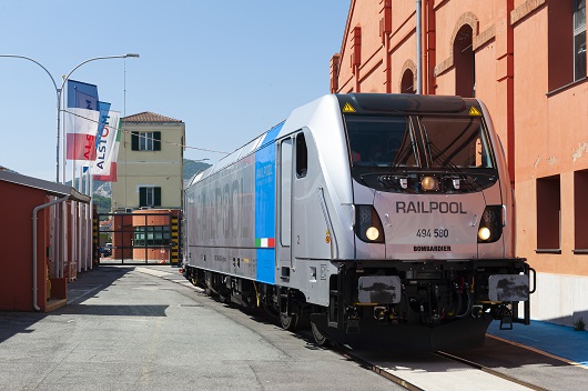 Alstom consegna in Italia la 10a locomotiva TRAXX DC3 a RAILPOOL GmbH Branch Italia Alstom consegna in Italia la 10a locomotiva TRAXX DC3 a RAILPOOL GmbH Branch Italia