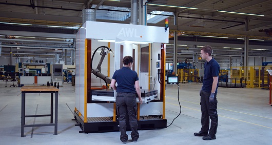 Una cella cobot di saldatura firma da OMRON e AWL-Techniek Una cella cobot di saldatura firma da OMRON e AWL-Techniek