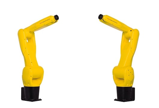 Il compatto robot FANUC LR-10iA/10 offre un carico utile di 10 kg e uno sbraccio di 1.101 mm