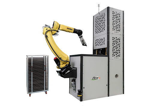 Magazzino robotizzato per macchine utensili di TOP Automazioni Magazzino robotizzato per macchine utensili di TOP Automazioni