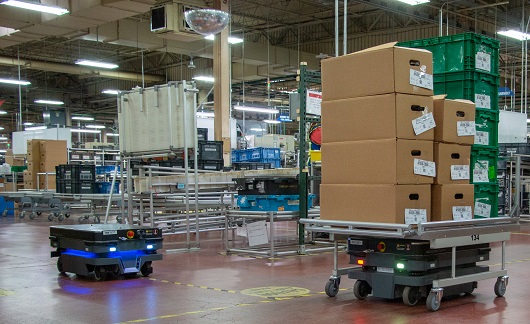 Più efficienza e miglior ambiente di lavoro in DENSO, con i robot mobili MiR250 Più efficienza e miglior ambiente di lavoro in DENSO, con i robot mobili MiR250