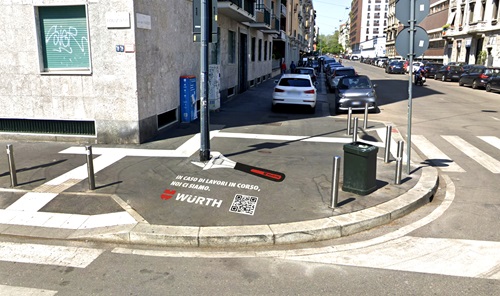 Würth Italia a Milano con una campagna di street advertising