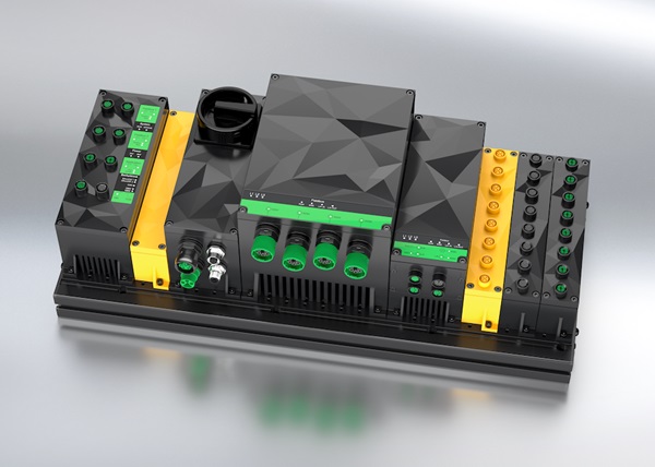 La piattaforma modulare di automazione Vario-X consente di gestire l’intelligenza e le funzioni di macchine e linee senza armadio elettrico.