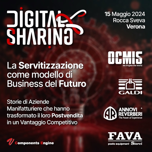 Components Engine e l'evento "Digital Sharing: la Servitizzazione come modello di business del futuro".